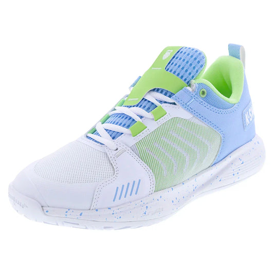 Women`s Ultrashot Team Tennis Shoes White and Dutch Canal K-SWISS 5 White