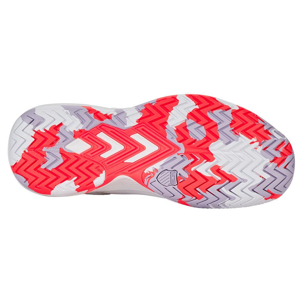 Women`s Ultrashot Team Tennis Shoes White and Orchid Petal K-SWISS