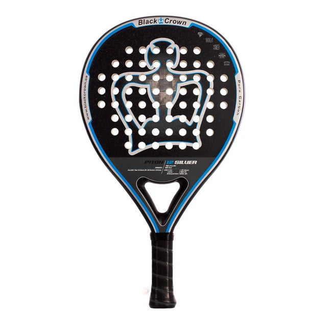 BLACK CROWN PITON 12 Silver 2024 Padel Racket Padel Racket Black Crown