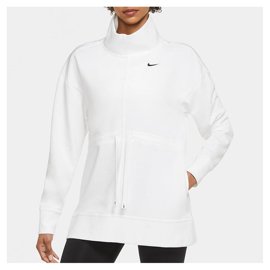 Women`s Dri-FIT Get Fit Pullover Training Top WOMENS APPAREL NIKE White S