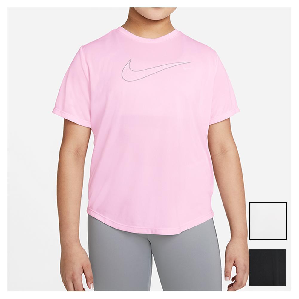 Girls' Dri-FIT One Short-Sleeve Top (Extended Size) Training NIKE