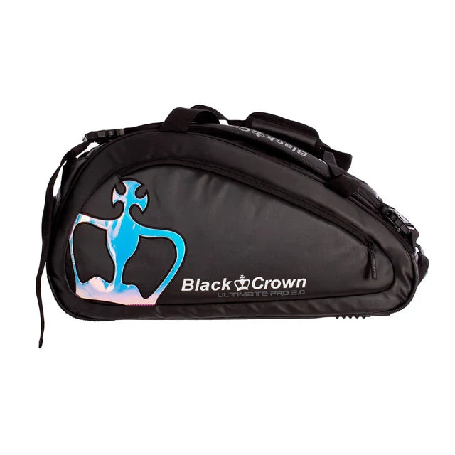 Cargue la imagen en el visor de la galería, BLACK CROWN ULTIMATE PRO 2.0 Black/ Tornasolado Padel Bag
