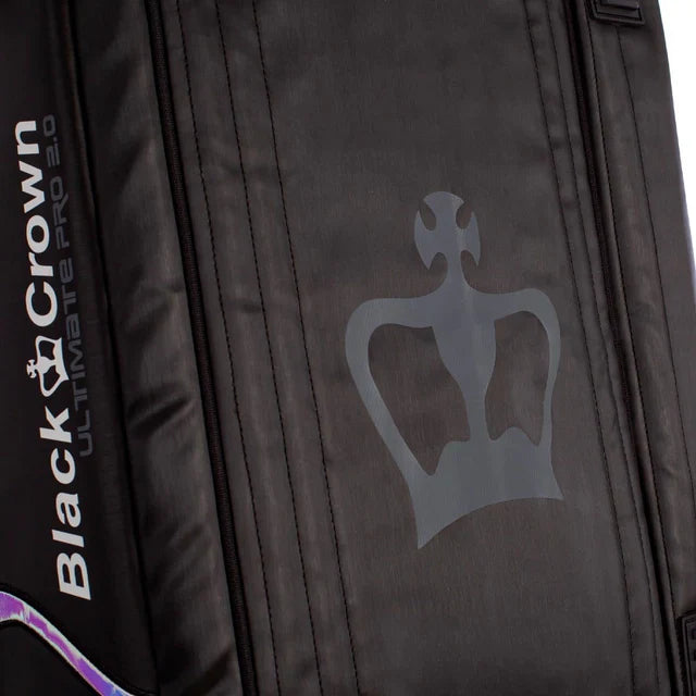 Cargue la imagen en el visor de la galería, BLACK CROWN ULTIMATE PRO 2.0 Black/ Tornasolado Padel Bag
