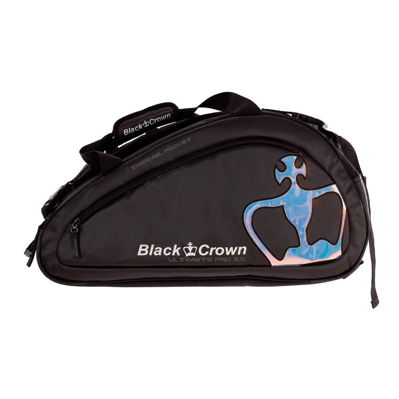 Cargue la imagen en el visor de la galería, BLACK CROWN ULTIMATE PRO 2.0 Black/ Tornasolado Padel Bag
