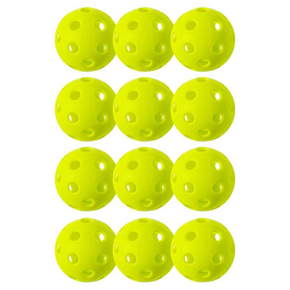 X-26 Indoor Pickleballs 12 Pack Lime Green Pickleballs FRANKLIN SPORTS Green