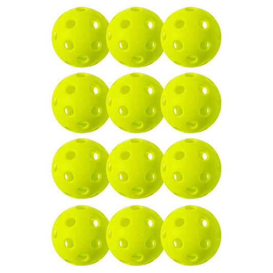 X-26 Indoor Pickleballs 12 Pack Lime Green Pickleballs FRANKLIN SPORTS Green