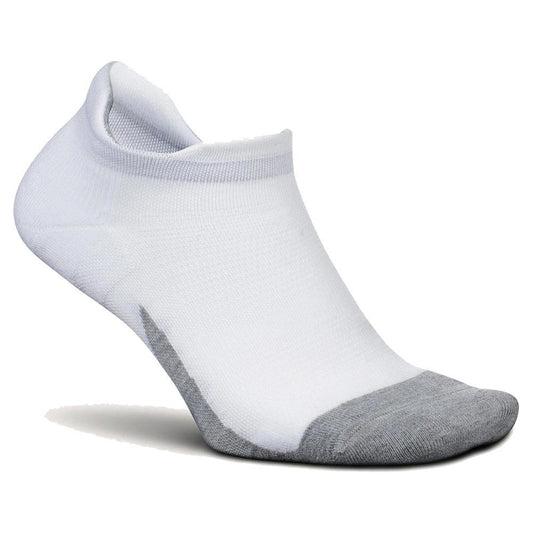 Elite Max Cushion No Show Tab Socks Socks FEETURES White S