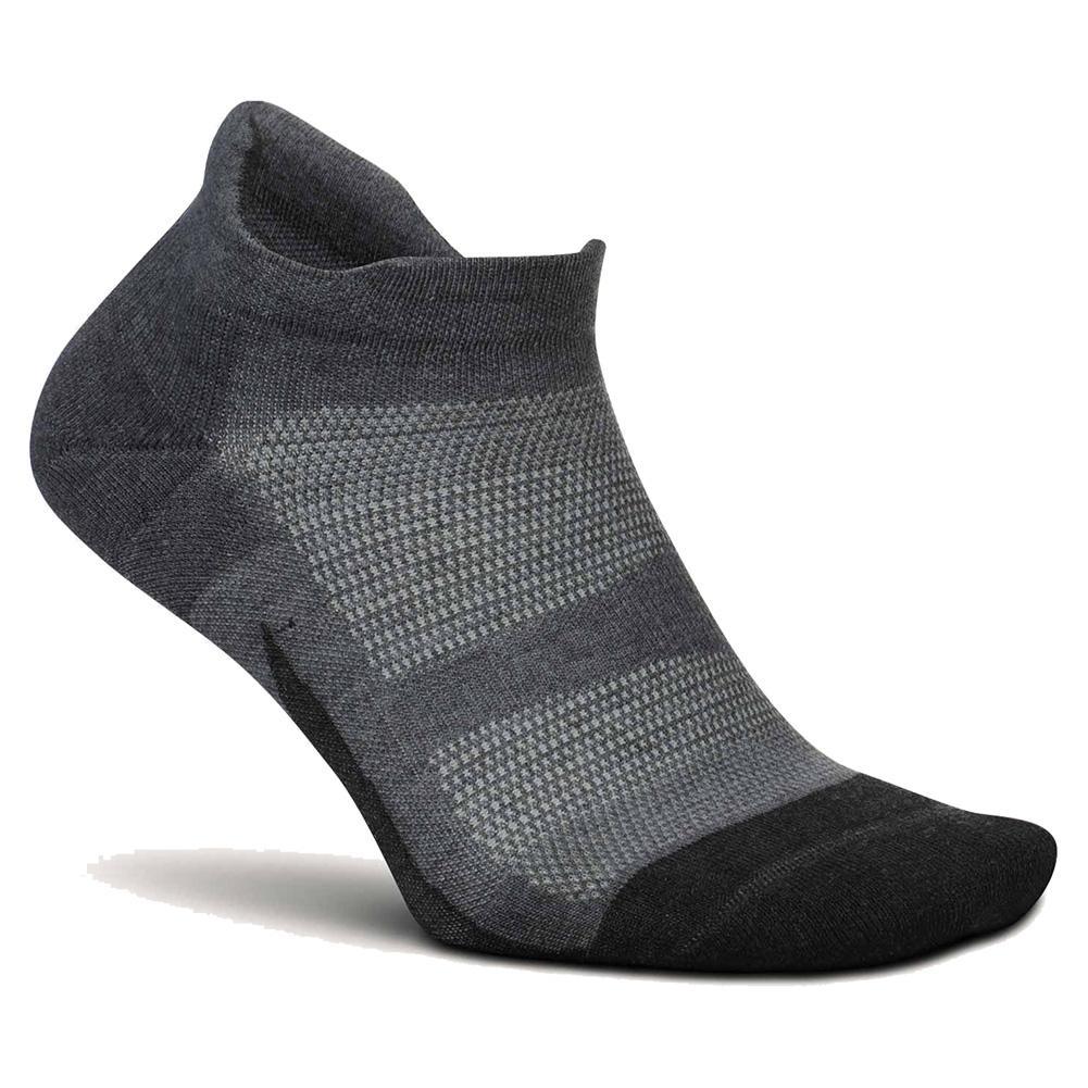 Elite Max Cushion No Show Tab Socks Socks FEETURES Grey S