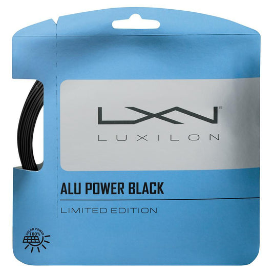 Alu Power 125mm/17G Tennis String Black Strings LUXILON Black