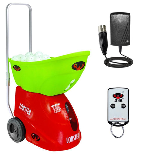 Pickle with 2-Function Remote Control Pickleball Machines LOBSTER Green