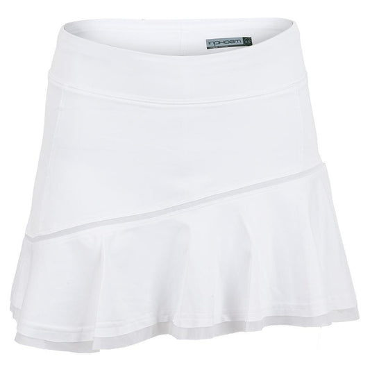 Women's Core Classic 13.5 Inch Flounce Tennis Skort Womens Apparel INPHORM White XS