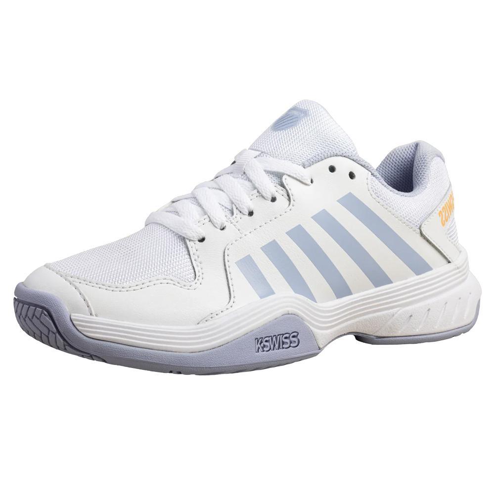 Women's Court Express Pickleball Shoes White and Heather Womens Shoes K-SWISS