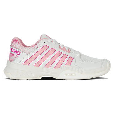 Women`s Court Express Pickleball Shoes Cloud Dancer and Blossom K-SWISS