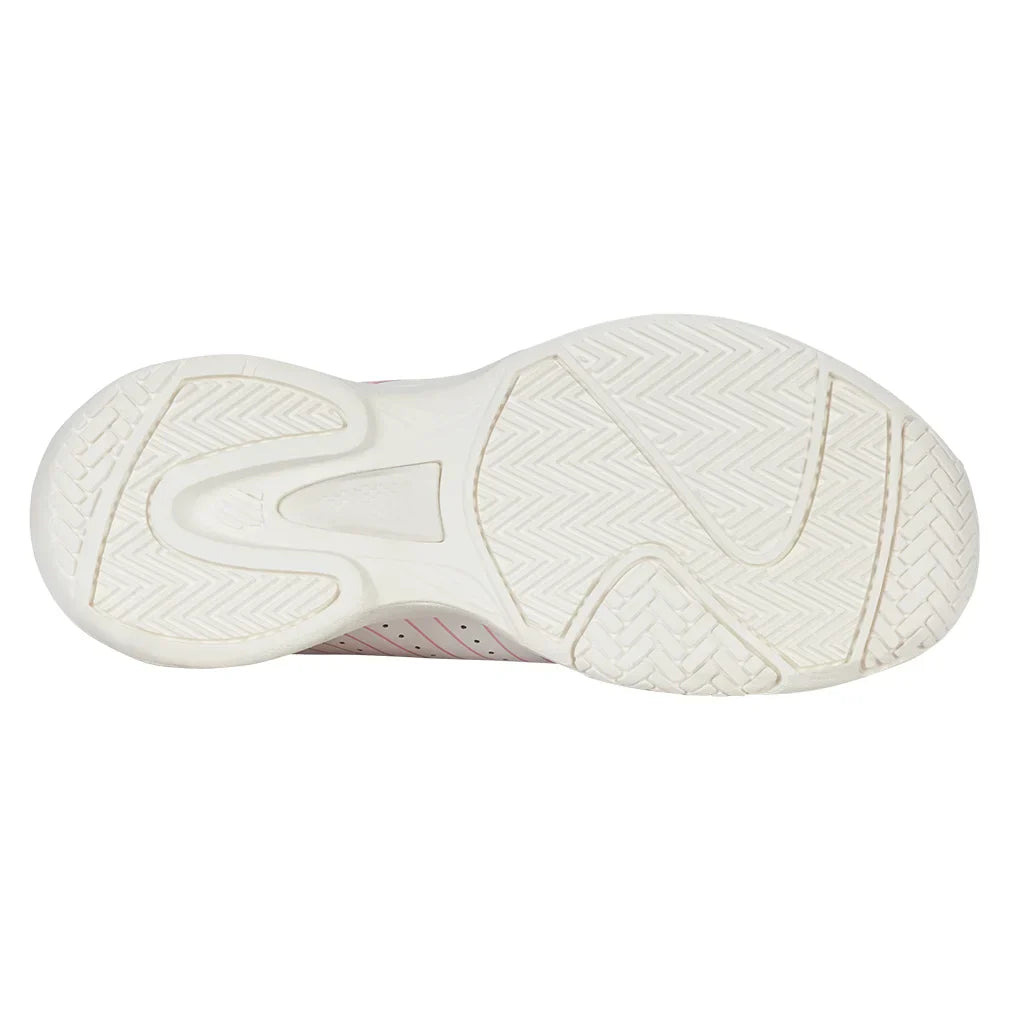 Women`s Court Express Pickleball Shoes Cloud Dancer and Blossom K-SWISS