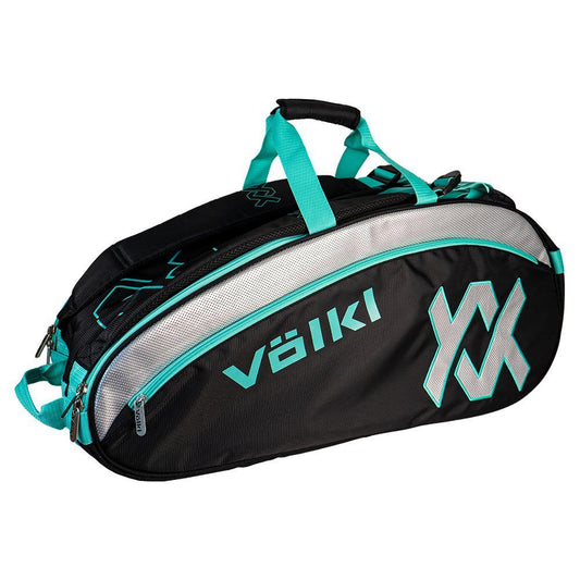Tour Combi Tennis Bag Black and Turquoise Holiday Gifts VOLKL Black