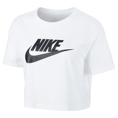 Women's Sportswear Essential Cropped T-Shirt Womens Apparel NIKE White L