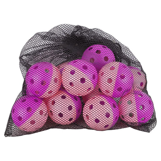 Indoor Pickleball Training Balls Dozen Purple and Pink PICKLEBALLS GAMMA Purple