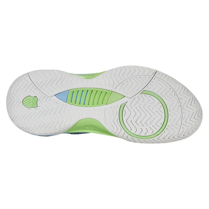 Women`s Hypercourt Supreme 2 Tennis Shoes Lucent White and Dutch Canal K-SWISS