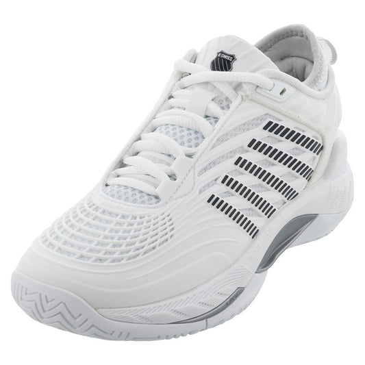 Women's Hypercourt Supreme 2 Tennis Shoes White and Vapor Blue Womens Shoes K-SWISS 5