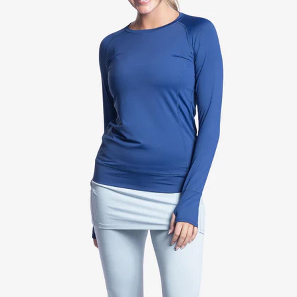 Women`s Pullover Tennis Top WOMENS APPAREL BLOQUV NAVY XS