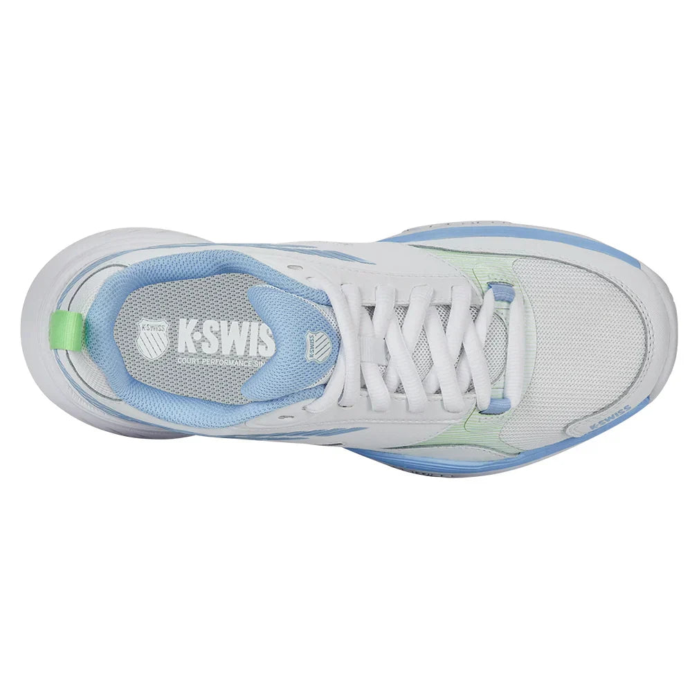 Women`s SpeedEx Tennis Shoes White and Dutch Canal K-SWISS