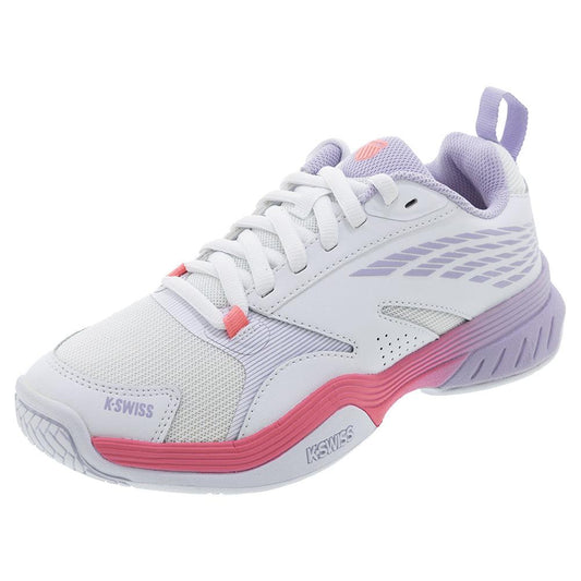 Women`s SpeedEx Tennis Shoes White and Orchid Petal K-SWISS 5 White