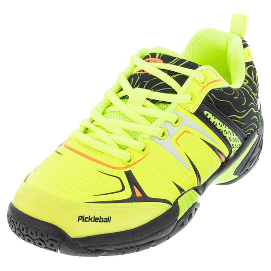Unisex DinkShot Pickleball Shoes Lime and Black Shoes ACACIA 6