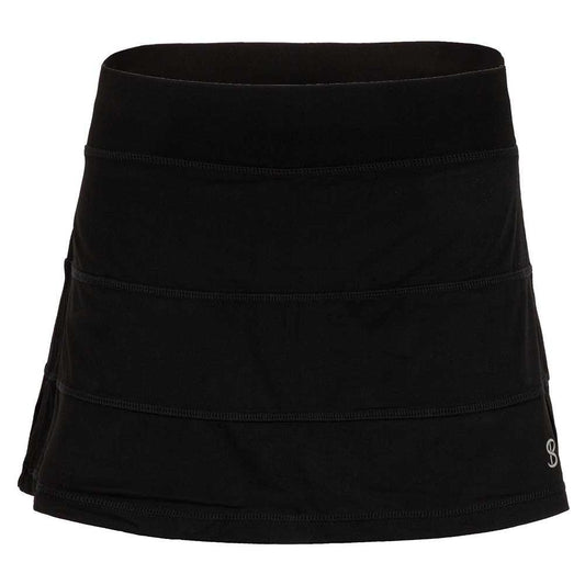Women's UV Colors 13 Inch Tennis Skort Black Womens Apparel SOFIBELLA XS