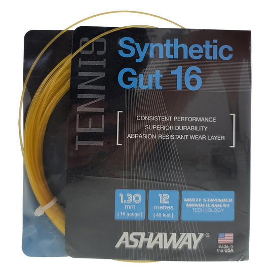 Synthetic Gut 16g Gold Strings Strings ASHAWAY Default Title