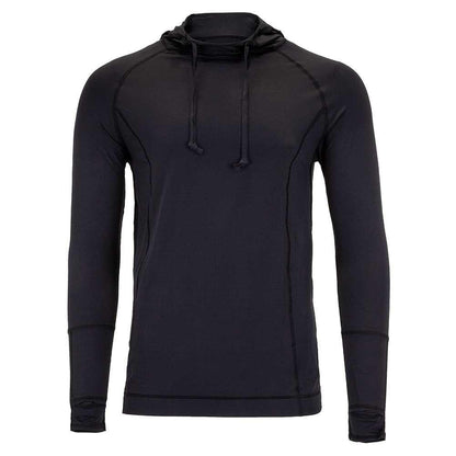 Unisex Tennis Hoodie Womens Apparel BLOQUV BLACK S