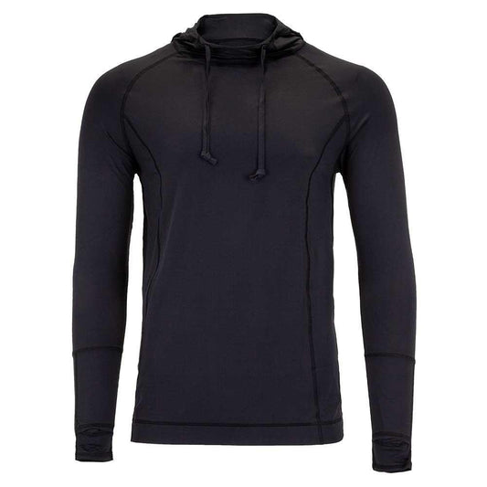Unisex Tennis Hoodie Womens Apparel BLOQUV BLACK S