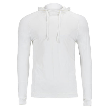 Unisex Tennis Hoodie Womens Apparel BLOQUV WHITE S