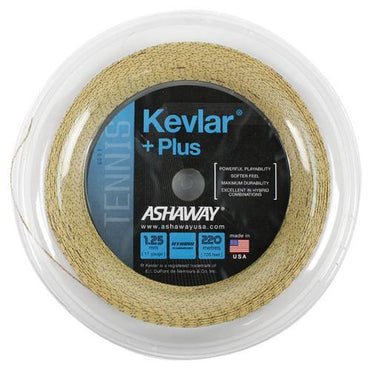 Kevlar Plus 1.25/17G 720 Foot Tennis String Reel Strings ASHAWAY