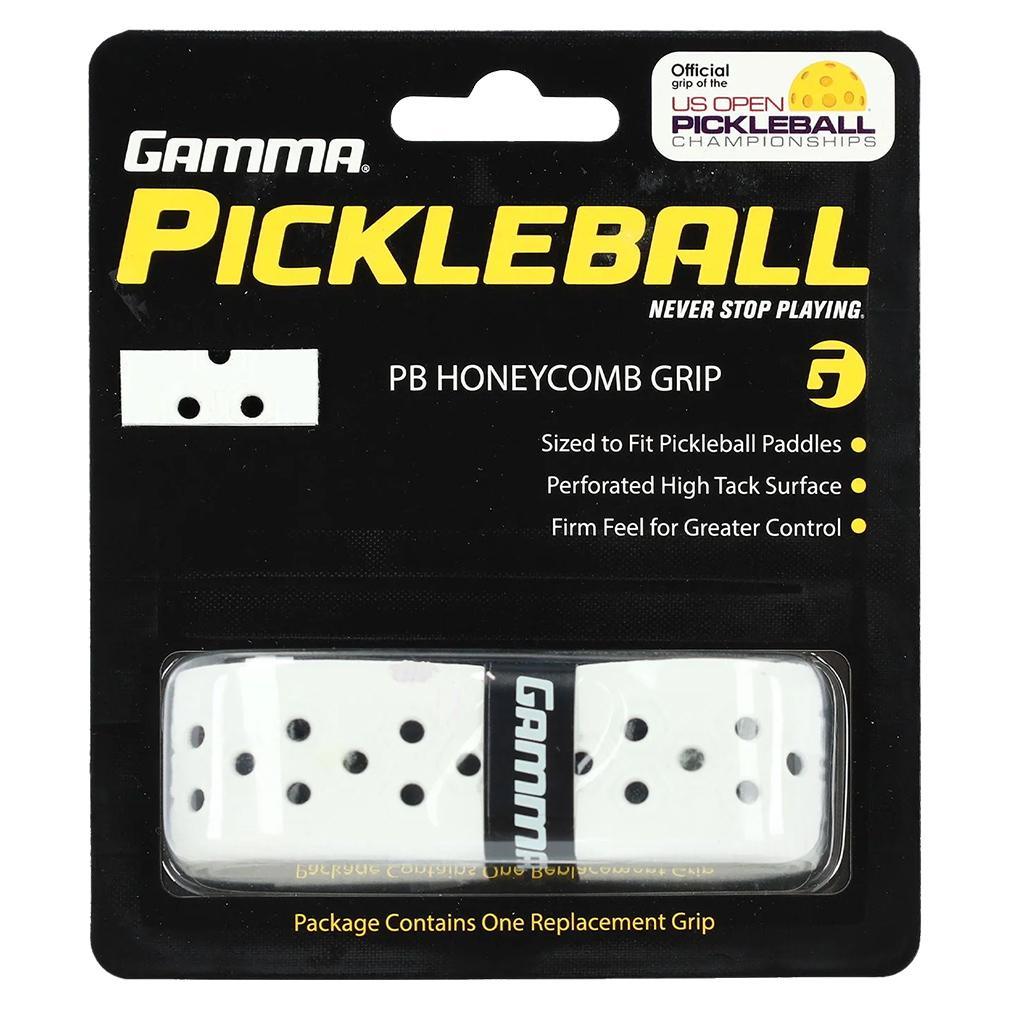 Honeycomb Pickleball Grip White Pickleball Grips GAMMA