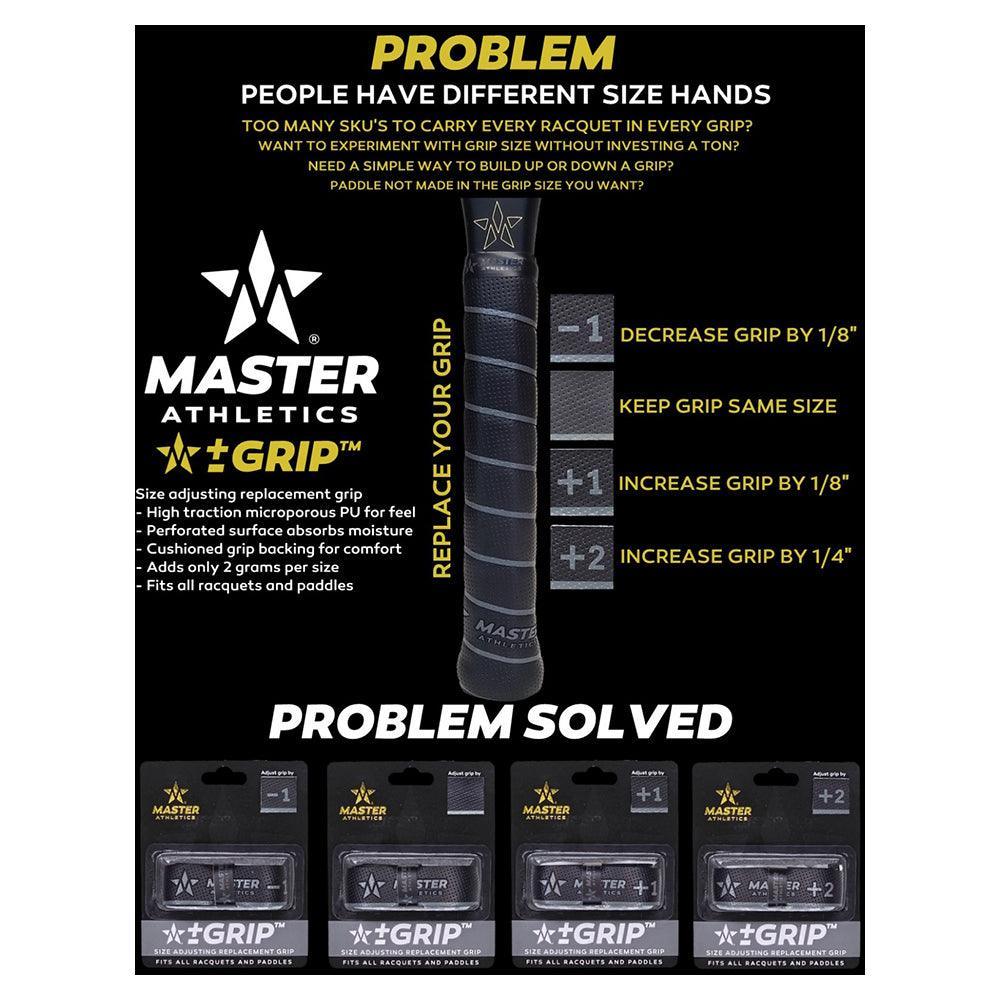 Replacement Grip -1 Black Grips MASTER ATHLETICS