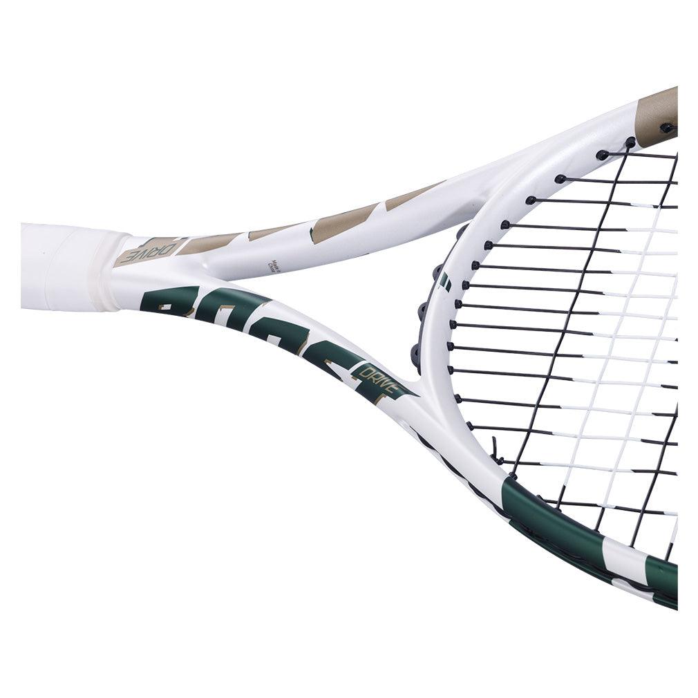 Boost Wimbledon Prestrung Tennis Racquet White and Gold BABOLAT