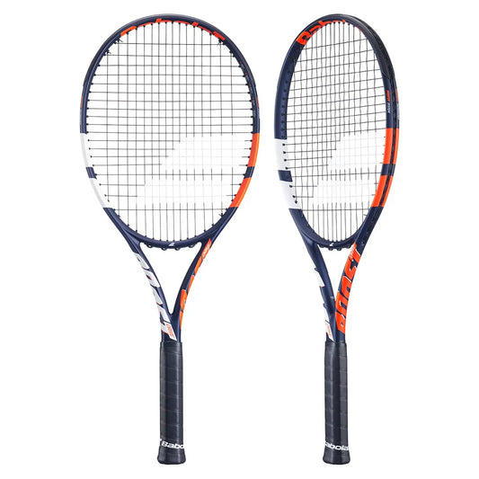 Boost Drive Prestrung Tennis Racquet Blue and Orange BABOLAT 0 - 4 0/8 Blue