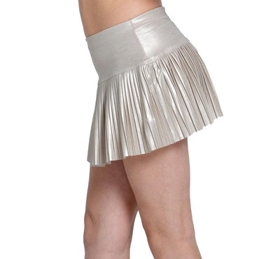 Girls` All Matte Pleated Tennis Skort Champagne LUCKY IN LOVE