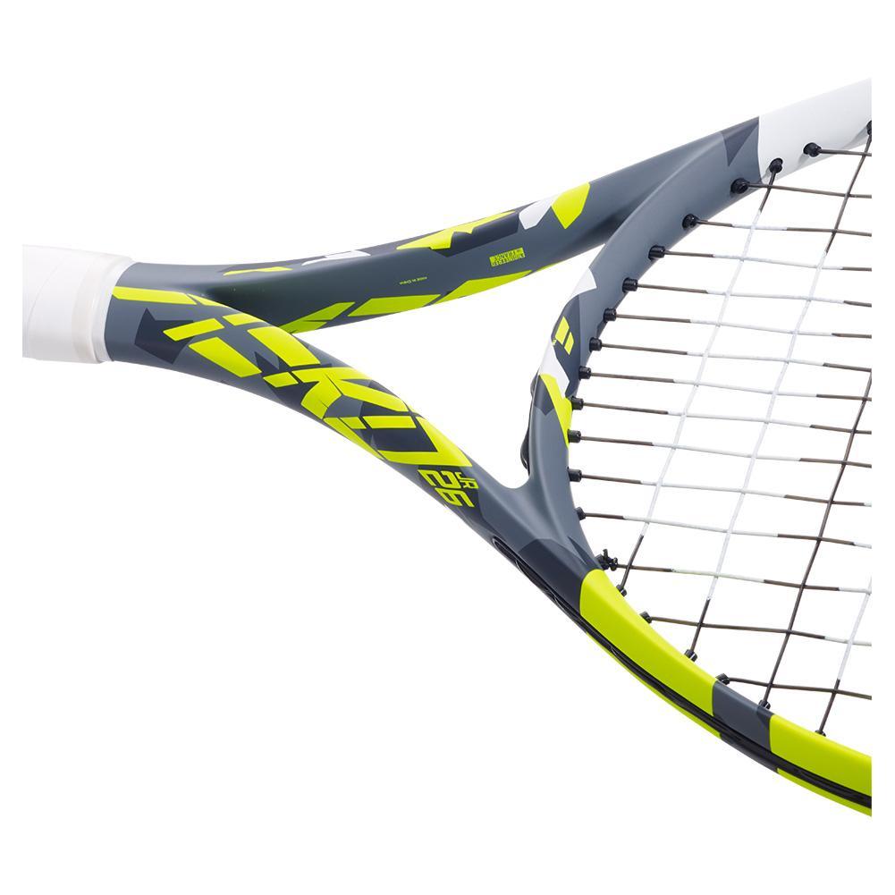 Aero Junior 26 Prestrung Tennis Racquet Grey and Yellow Racquets BABOLAT
