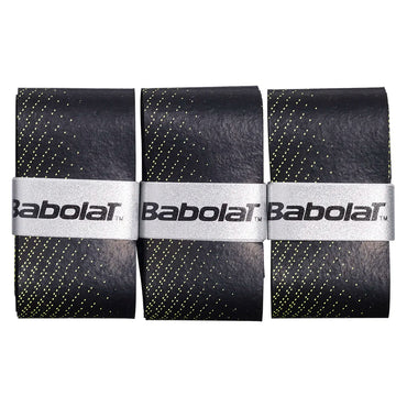 VS Original X 3 Tennis Overgrip Black and Fluo Yellow Grips BABOLAT