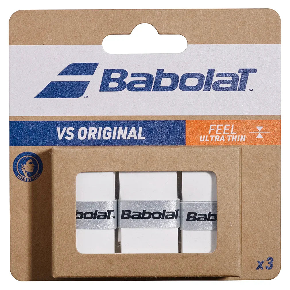 Original VS Grip Overgrips Shop By Player BABOLAT White