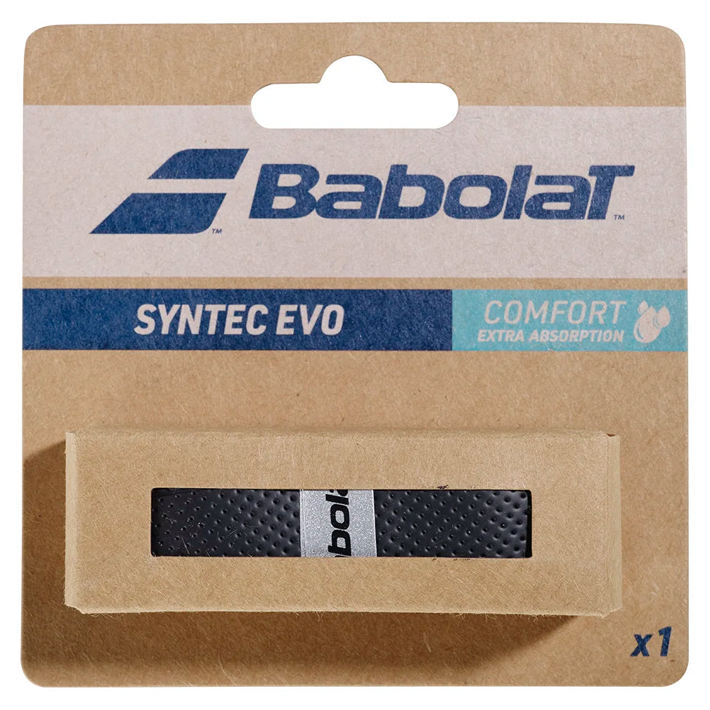Syntec Evo Replacement Tennis Grip Grips BABOLAT Black