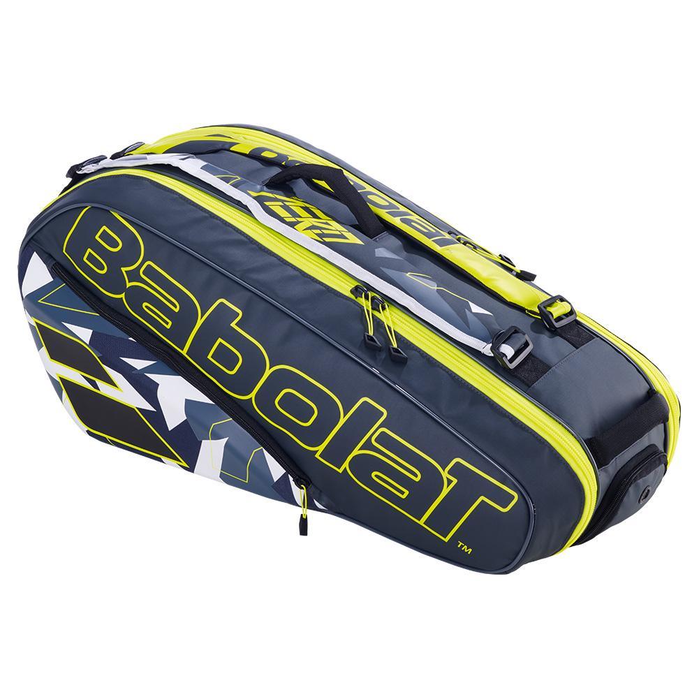 Pure Aero RHx6 Tennis Bag Grey and Yellow Other BABOLAT