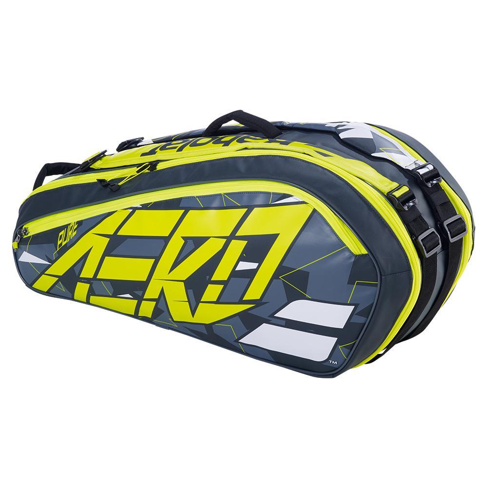 Pure Aero RHx6 Tennis Bag Grey and Yellow Other BABOLAT