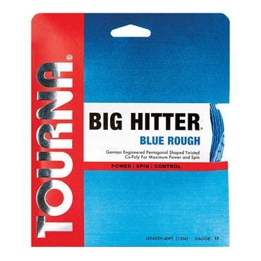 Big Hitter Blue Rough 17G Tennis String Strings TOURNA