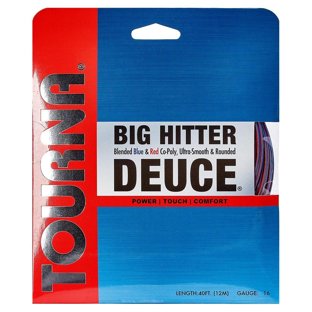 Big Hitter Deuce Tennis String Blue and Red Strings TOURNA 17