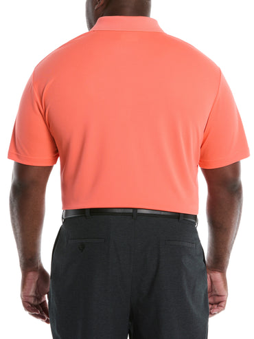 Big & Tall AirFlux™ Solid Mesh Polo