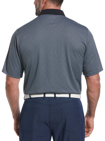 Big & Tall Argyle Jacquard Print Golf Polo