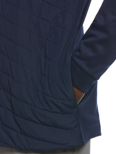 Big & Tall Quilted Puffer Golf Jacket