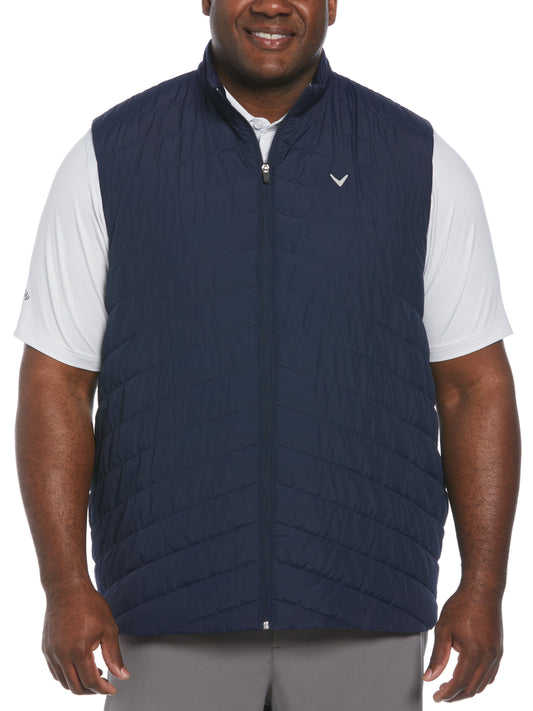 QUILTED PUFFER VEST (Peacoat) 